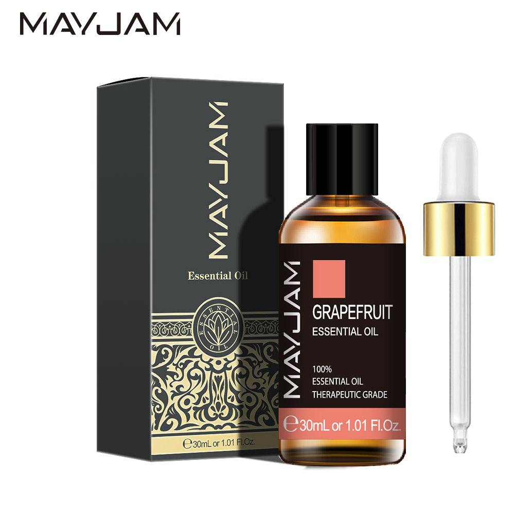 MAYJAM 10ml/30ml/100ml Grapefruit Pure Essential Oil Healthy Calming Humidifier Fragrance Air Purifier Spa Massage Bathing Fruit Aroma Oil