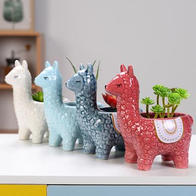 Ornamental Eco-friendly Lovely Multifunction Animal Micro Vase Flower Holder Plant Holder