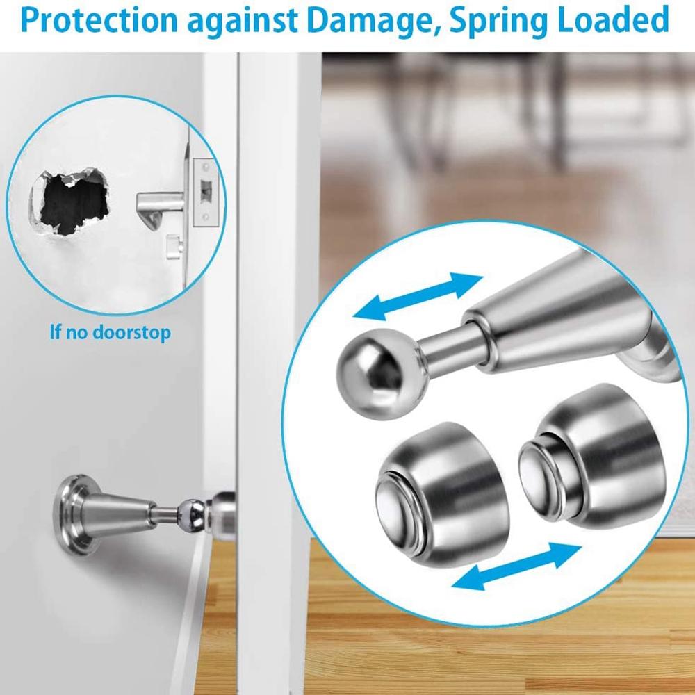 Hold Open Bedroom Holder Magnetic With Screws Door Stopper Door Stops Home Hardware Catch  Floor