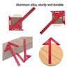 100mm Range Center Scribe Gauge 45 Degree 90 Degree Angle Scribing Tool  Woodworking Line Caliber