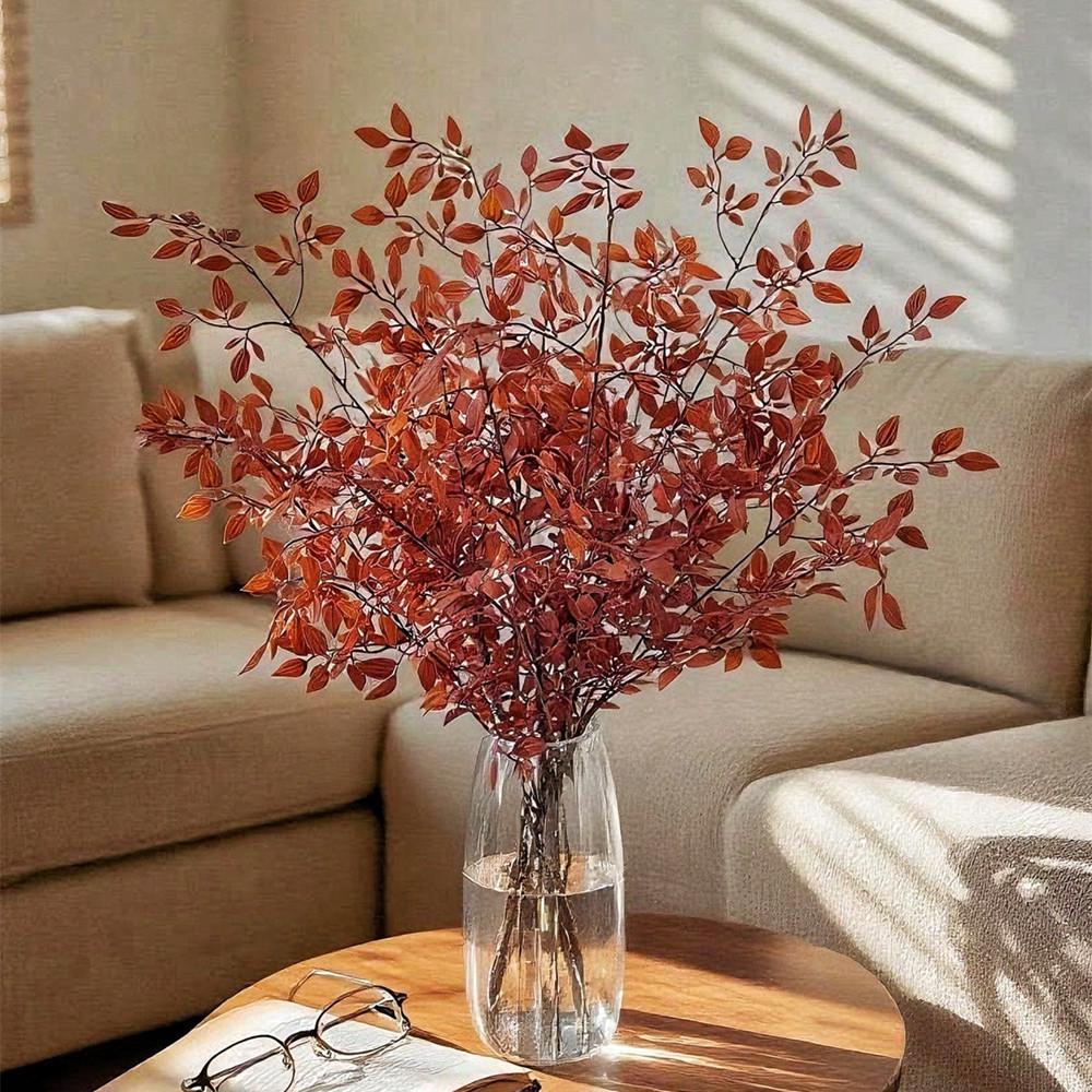 Large Artificial Nandina Plant Stem for Landscaping and Display