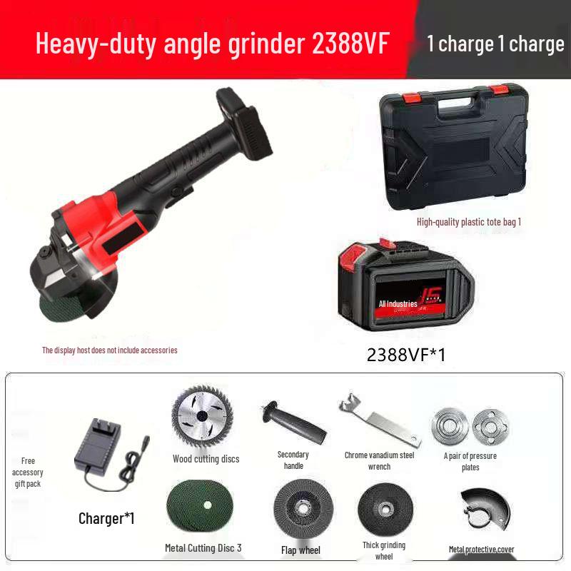 Universal Brushless Rechargeable Angle Grinder and Sander with Lithium Battery