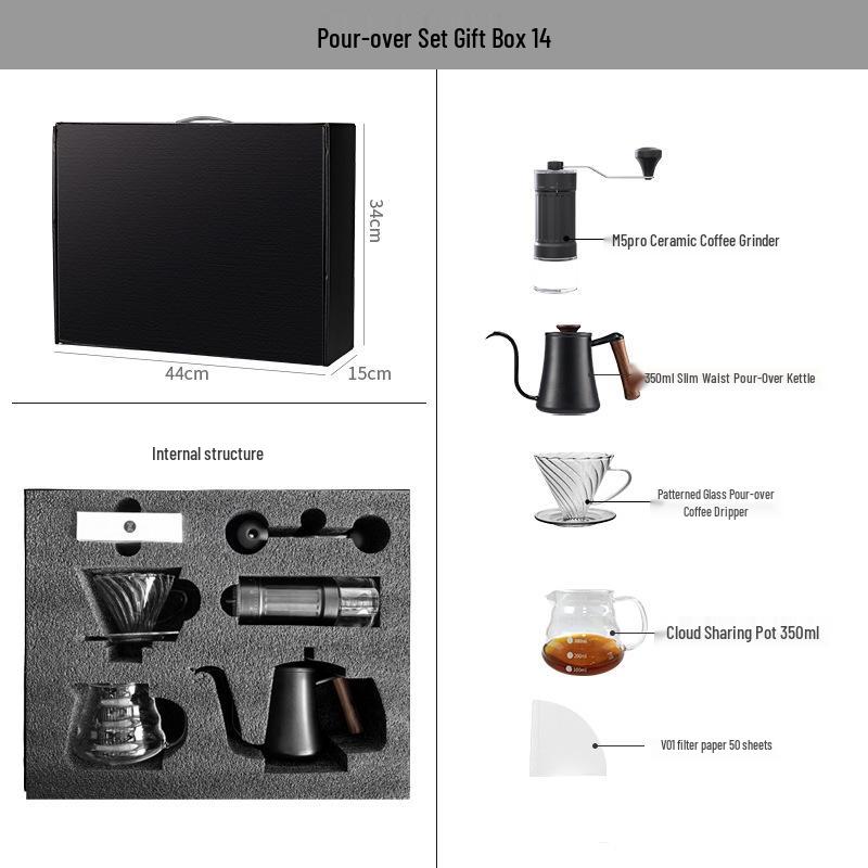 Premium Coffee Pour-Over Gift Set - Complete Utensil Collection