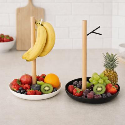Space Saving Banana Holder Plastic Fruit Bowl Creative Banana Hanging Rack  Keep Bananas Fresh