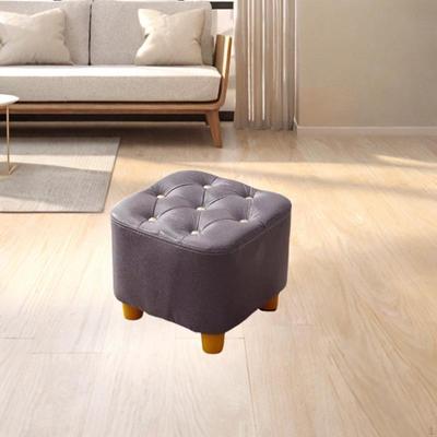 Kleiner Fußhocker Fußstütze Ottoman Hocker Quadratfuß für Wohnung Home Couch