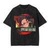 Demon Slayer Tokito Muichiro Mist Breathing Printed Tshirt Mens and Womens Washed Tshirt High Quality Vintage Cotton Tshirt
