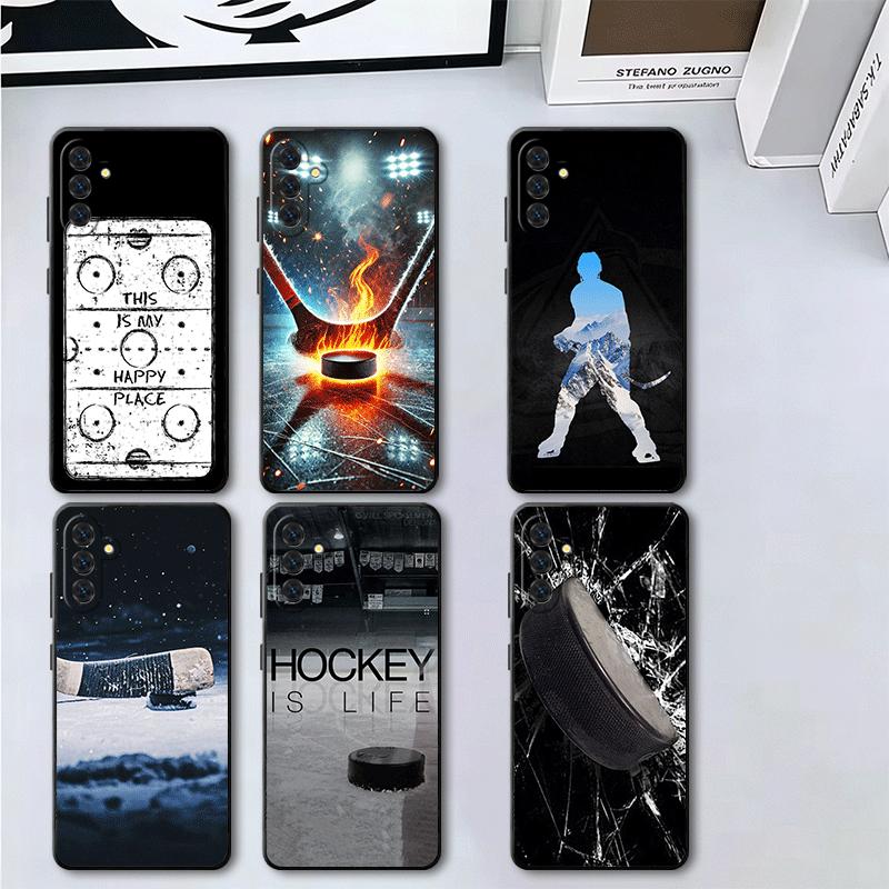 Ice Hockey Rink Sport Soft Phone Case for Samsung A17 A37 A57 A16 A26 A36 A56 A15 A25 A35 A55 A14 A24 A34 A54 A13 A23 A33 A53 A5