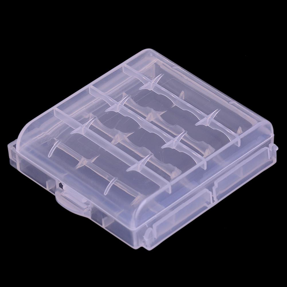 10X Plastic Case Holder Storage Box Cover For Rechargeable Aa Aaa Batteries