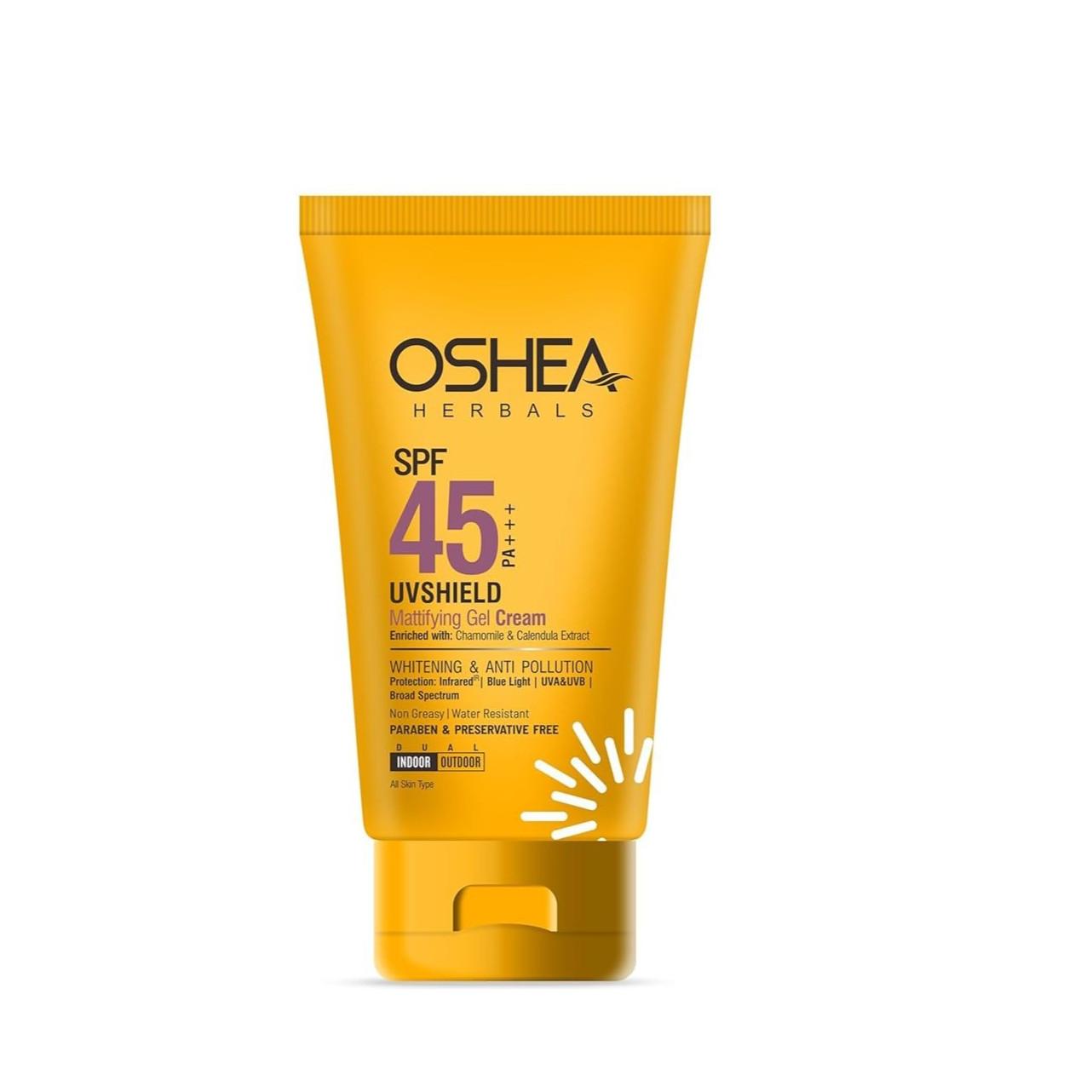 

@ Oshea Spf 45 Uvshield Mattifying Gel Cream 120Gm