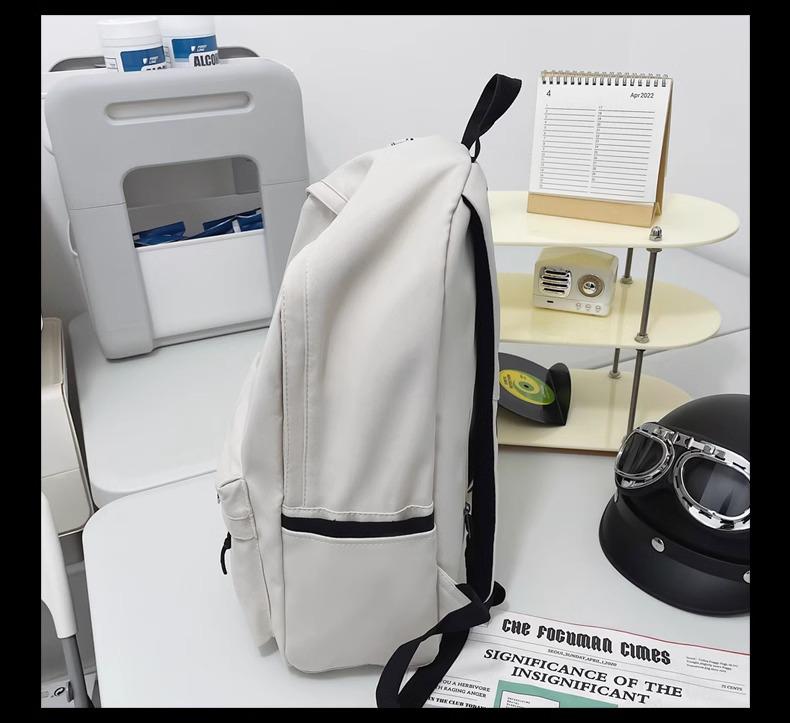 Girls' Fashion College-Style Backpack: Large Capacity, Casual Travel, Junior High School, or Couples