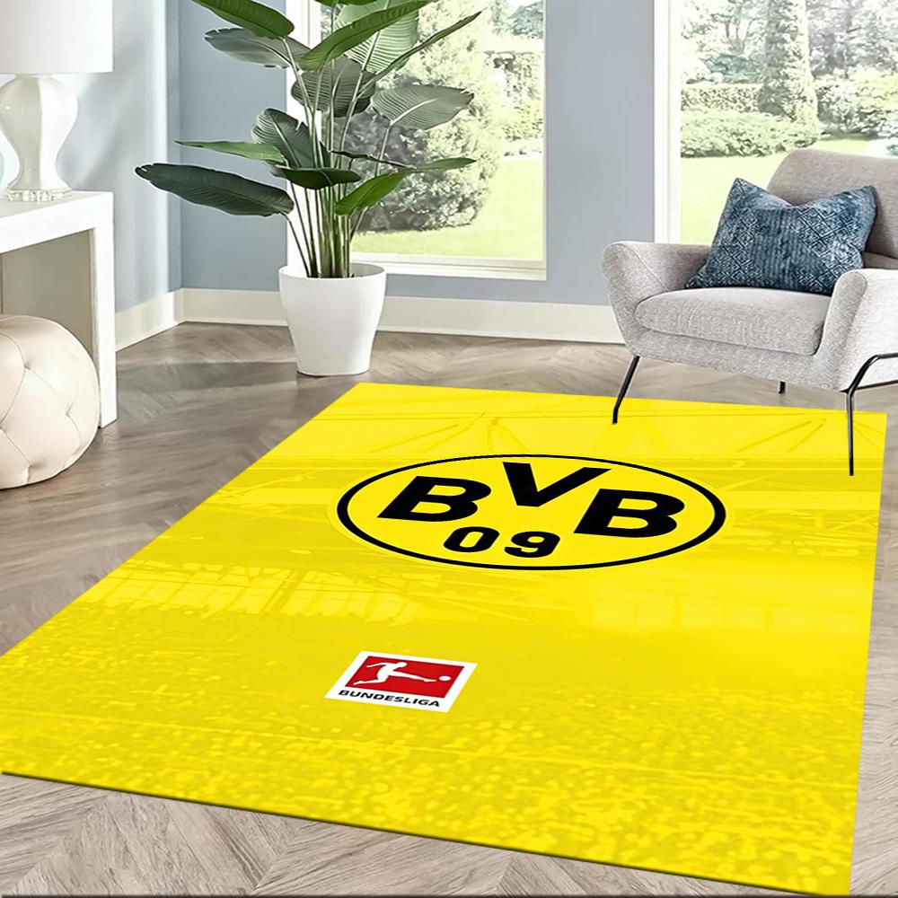 Borussia Dortmund Fußbodenmatte Design Für Esszimmer Außen Arbeitszimmer Küche Rutschfester Teppich Büro Heimdekoration Hochzeitsfeier Geschenk