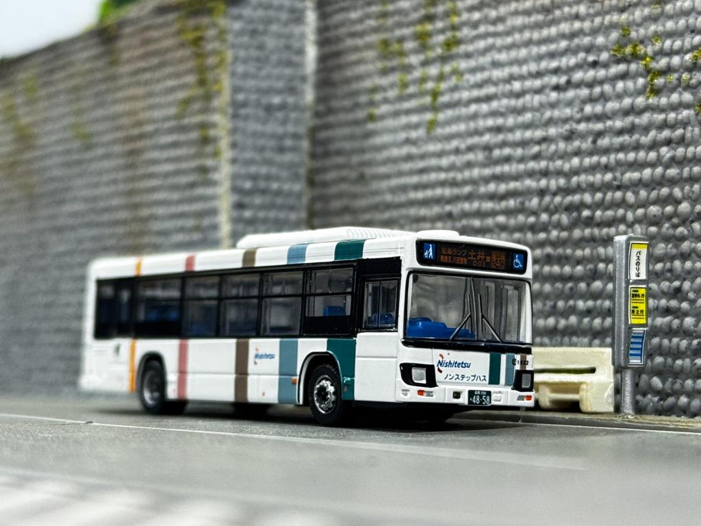 TOMYTEC The Bus Collection Bus Collection Plus BP8 Nishi-Nippon Railroad Diorama Supplies 334705