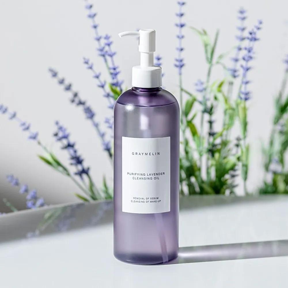 Huile Nettoyante Lavande Purifiante + Nettoyant Moussant Grand Format 500ml SET