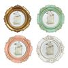 Round Picture Frame Crafting Ornament Multifunctional Retro Style Wall Mount Tabletop Decoration for Hallway Bedroom Bathroom