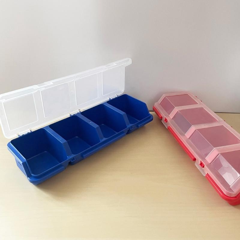 Screw Storage Bins Multi Compartment Organizer Box For Screws Small Parts Plastic Hardware Jewelry Storage Case