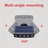 Powerful 4 LED Solar Security Lights Outdoor Decor Sensor Motion 3 Modes Street Waterproof Lamp Wall Night Work Light for Garden