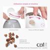 Distributeur de friandises pour chat - CATIT - PIXI - Design oreilles de souris - Blanc