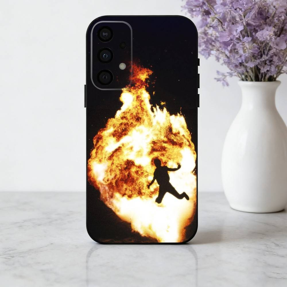 

M-Metro-O COOL B-Boomin-N Phone Case For Samsung Galaxy A73,A72,A71,A70,A53,A52,A51,Soft Silicone Black Cover Samsung a71 5g