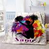 Cheer666 Customize Your Name Blanket Throw Customizable Blanket Ultra-Soft Throw For Bedding Office Chair Picnics Livingroom for All Occasions