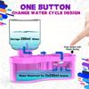 New Paint Brush Cleaner With Drain Button Automatic Water Circulation Paint Brush Cleaning Machine Cleaning Bucket Art Tools