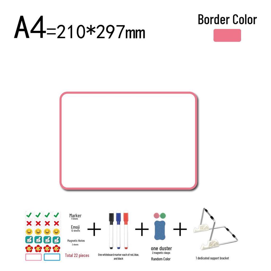 Double-Sided Magnetic Erasable Whiteboard for Office, Home, or Teaching