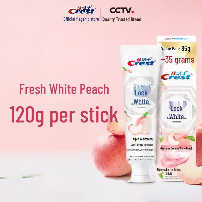 Crest Scented Dual-Color Whitening Toothpaste