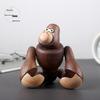 Hanging Wooden Gorilla Ornaments - Creative King Kong Home Decorations