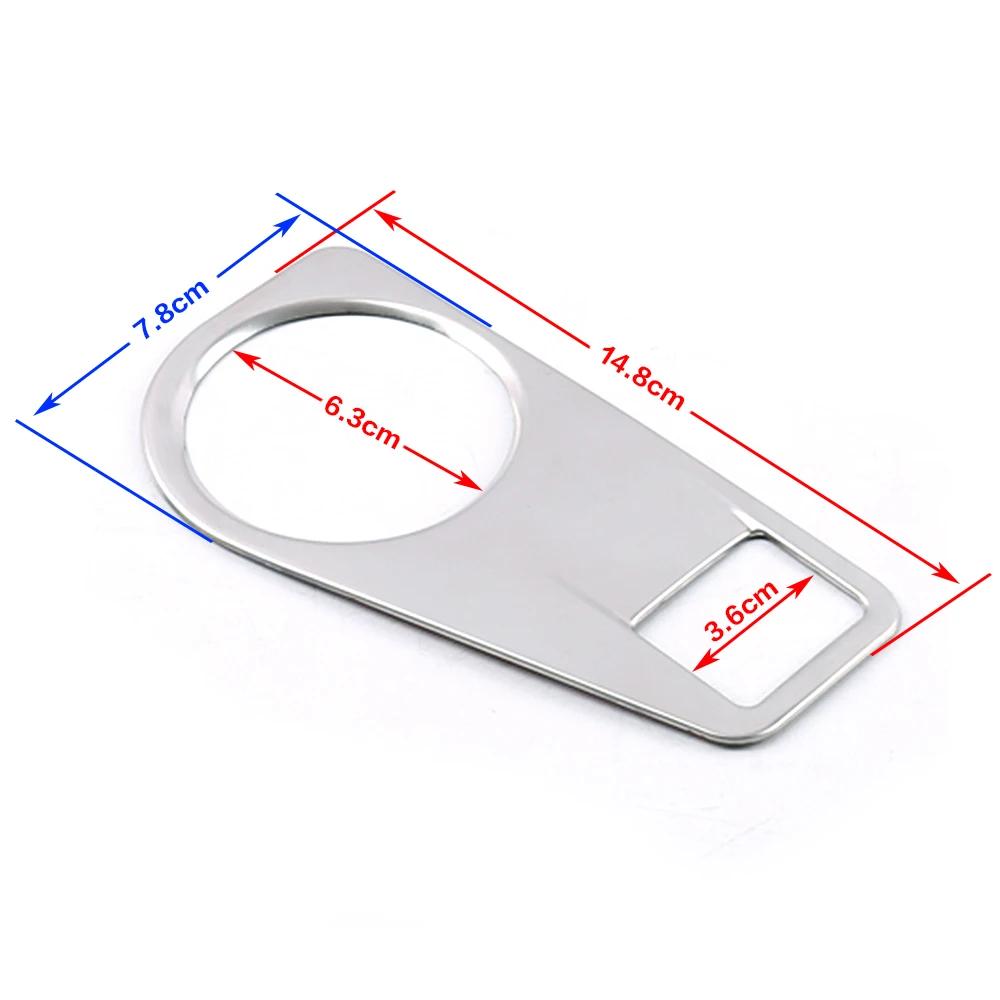 

Для Volkswagen VW Tiguan MK2 2017-2019 Нержавеющая сталь Хром Карбоновые фары Переключатель Крышки Отделка Панель