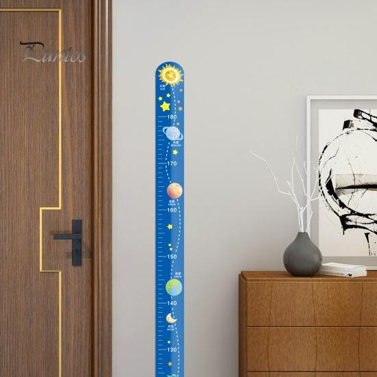 Kinder Körpergrößenlineal Kinder Wachstumskarte Wandaufkleber Zimmer Kinderzimmer Schlafzimmer Baby bis Messwerkzeug Erwachsene Jungen Mädchen Messung Cartoon Dekoration
