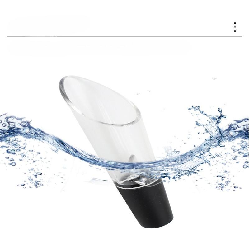 1 Pezzo Tappo di Sughero per Vino, Dispositivo Versatore, Caraffa Distributore di Vino in Acrilico, Vino Rosso, Caraffa Veloce per Vino, Distributore di Vino per Uso Alimentare
