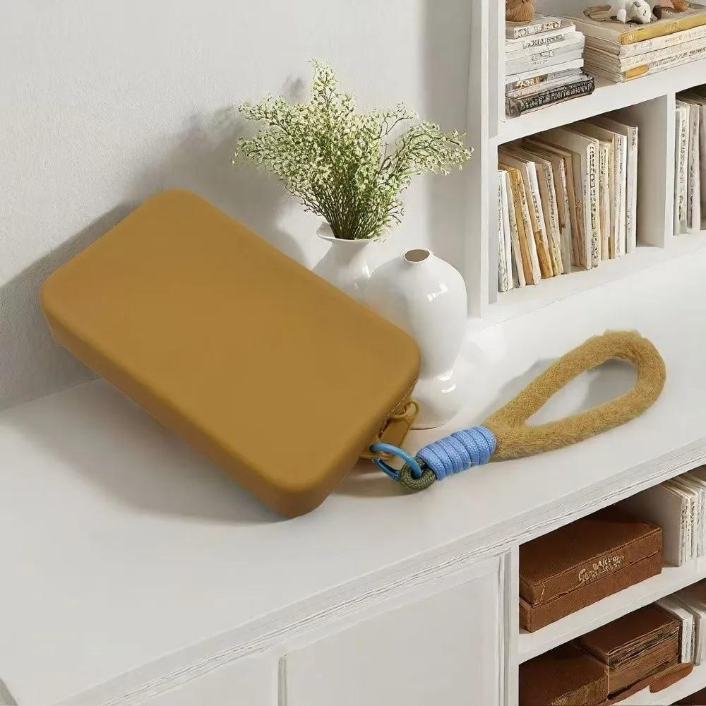 Silicone Square Coin Purse Portable Mini Storage Bag Multifunctional Silicone Cosmetic Bag