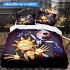 Skull And Sun Carnival 3pcs K-pop music group Bedding set,Ideal for Bedroom, Dormitory,Including Duvet Cover And 2pcs Pillowcases,Fan gifts
