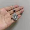 Gothic Moon Raven Goddess Necklace With Geometric Pendant For Women