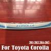 For Corolla 2011-2013 2014-2017 Rear Guard Plate, Ultra-thin Mirror Surface Trunk Pedal Car Accessories