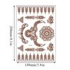Wedding Tool Body Art Sticker Henna Tattoo Stickers Water Transfer Decals Temporary Tattoo