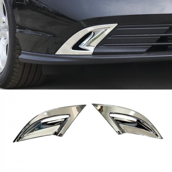 ABS Chrome Front Fog Light Cover Trim 2pcs for Honda Accord -2025