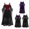 Beautifully Designed Witch Dress For Cosplay Halloween And Carnival Parties