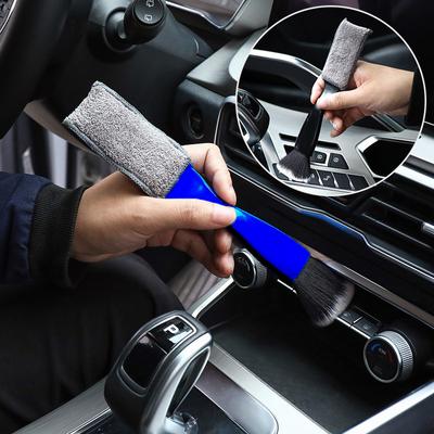 Araba Temizleme Araçları Klima Hava Çıkışı Temizleme Toz Giderme Yumuşak Fırça Çok Fonksiyonlu Oto İç Temizleme Aracı 1 Adet