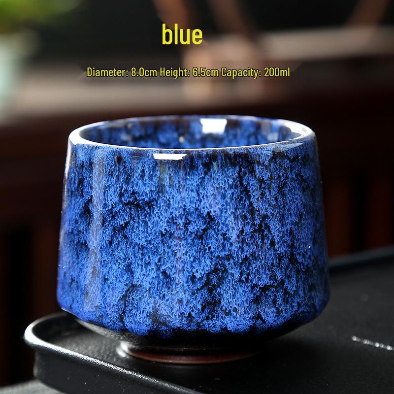 Retro Coarse Pottery Ceramic Coffee and Tea Cup for Home Use