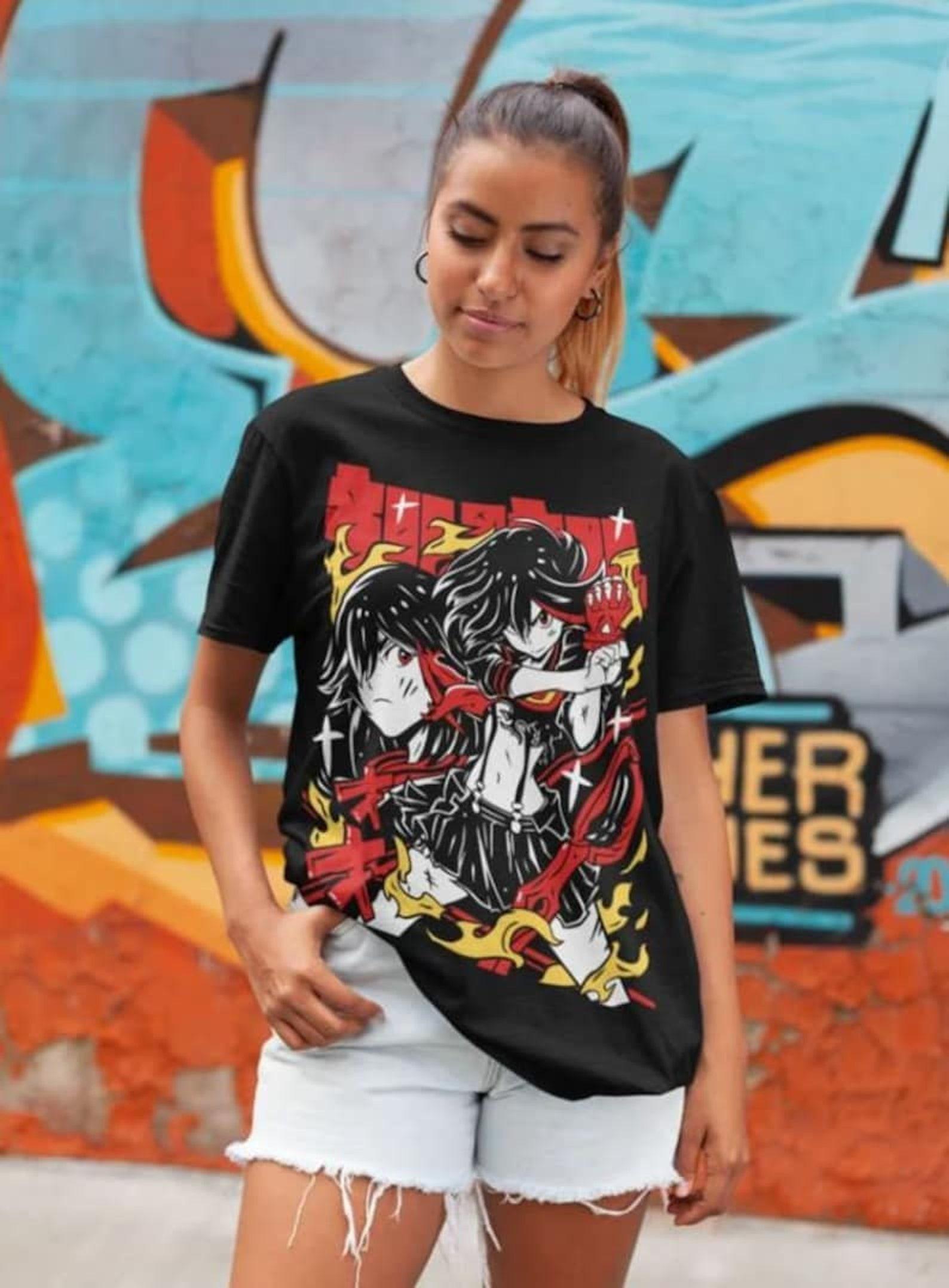 Unisex Kill La Kill Ryuko Matoi Anime T-Shirt, Manga Waifu Shirt 3XL