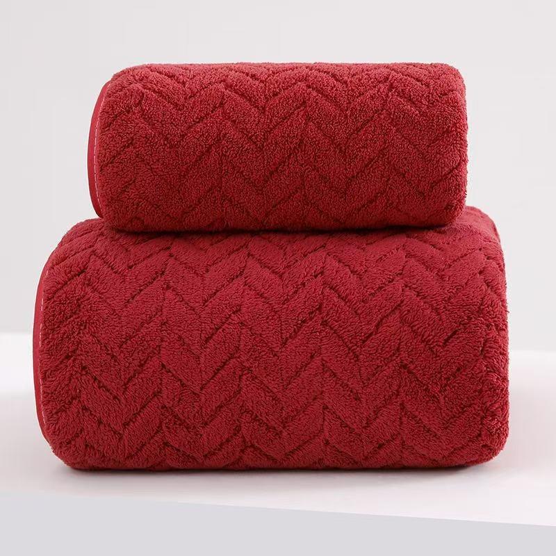 Coral Fleece Towels and Bath Towels for Home Use