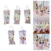 Artificial Flowers Crochet Flower Bouquet with Lights Decor Knitting for Girlfriend Shelf