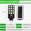Liangtu 500W Outdoor Solar Motion Sensor Street Light