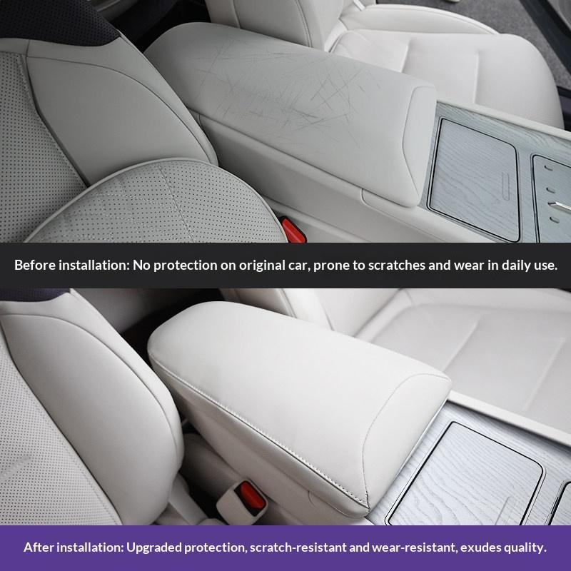 Fit For Avatr 12 Specialized Central Armrest Box Mat Electric Footrest Protective Cover Original Car Color Interior Modification