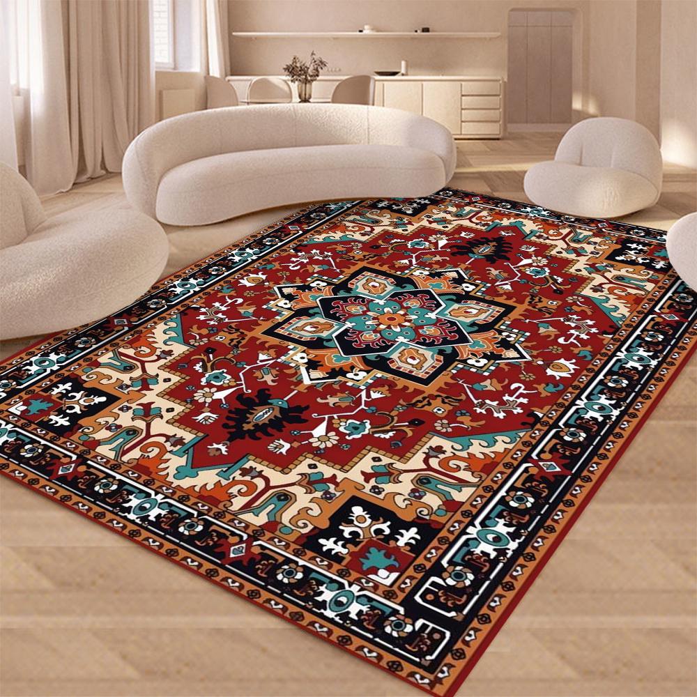 Bohemian Vintage Carpet Large Area Living Room Mat Bedroom Office Prayer Rug Muslim Prayer Home Decor Rugs for Bedroom