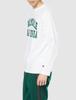 Champion Basic Long Sleeve College Graphic White x Size L Men's T-Shirt, 100% Cotton, Print, Green, (C3-V408)
