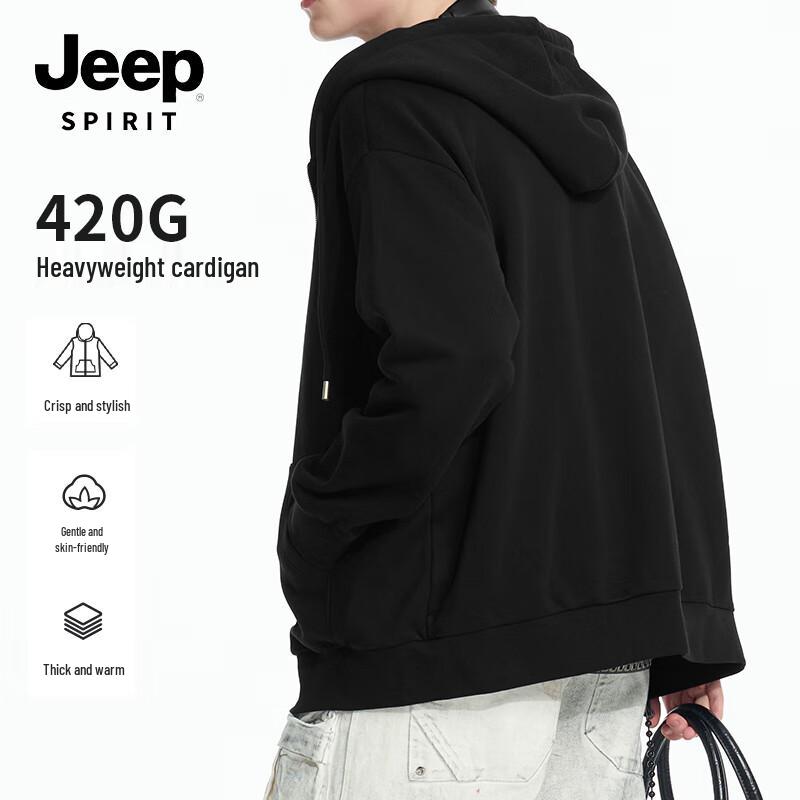 

JEEP SPIRIT Men s Heavyweight Hooded Jacket M