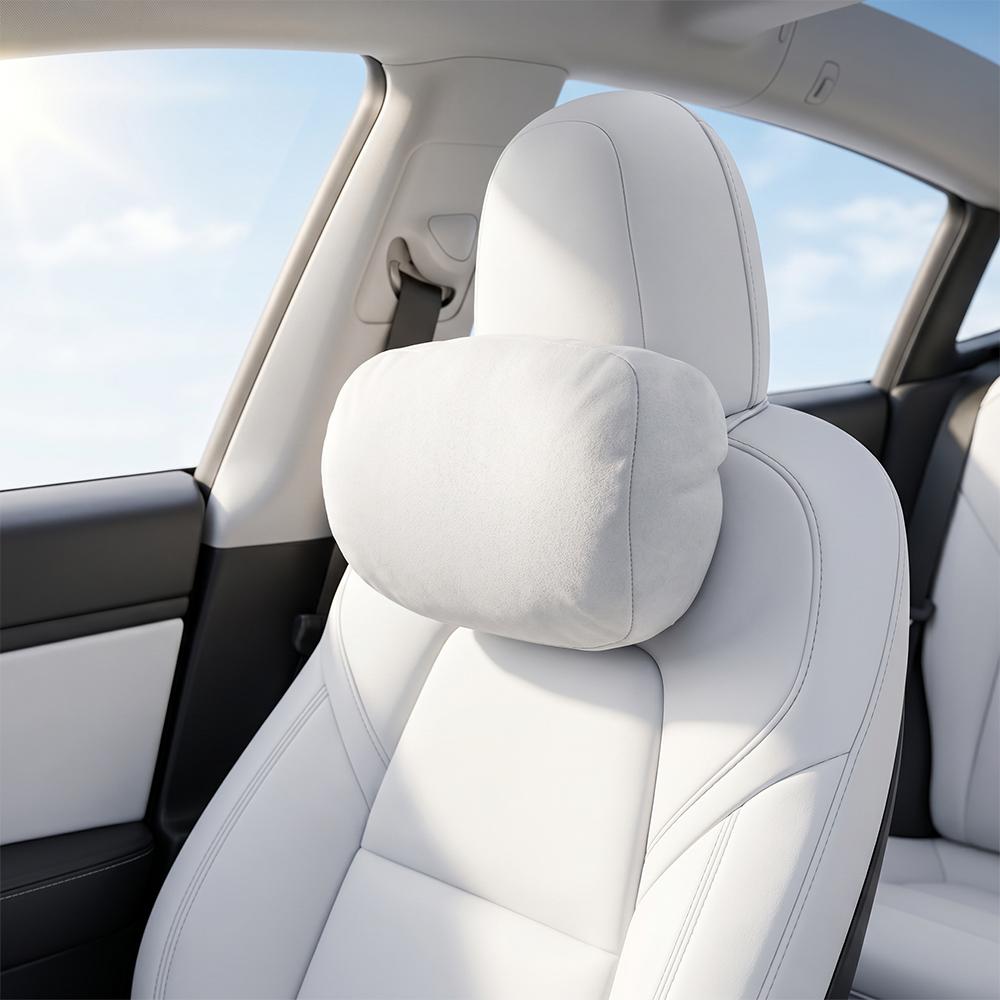 For Tesla Model 3 Highland Model Y Juniper Model YL 6-seat Model Y 3 High Quality Car Neck Pillow Soft Car Neck Support Cushion