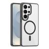 Transparent Magnetic Case For Samsung Galaxy S26 Ultra S25 FE S24 Plus S23 For MagSafe Wireless Charging Metal keys Cover Funda