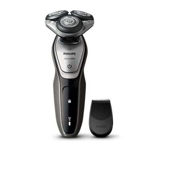 

Металлическая бритва Philips PHILIPS SHAVER SERIES 5000 Для влажного и сухого бритья Мужская (Черный хром/Серебристо-черный) (5000 Серия) & [Роторный нож] S5216/06
